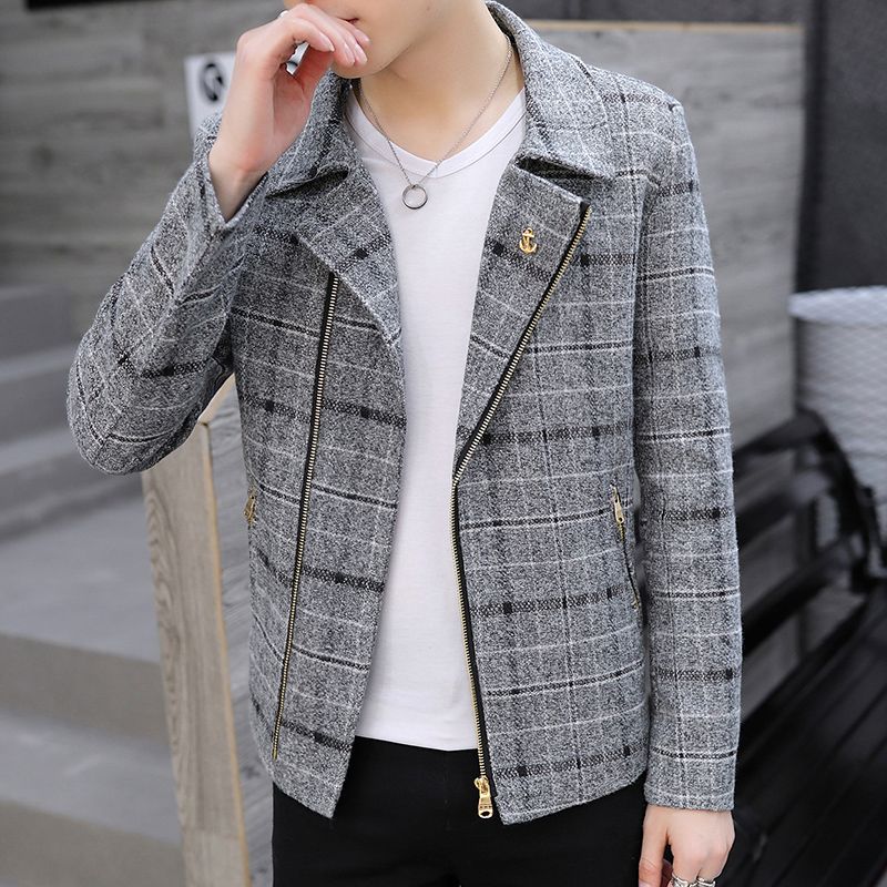 Wool Coat Peacoat - Men's Short Wool Blend Peacoat 2026