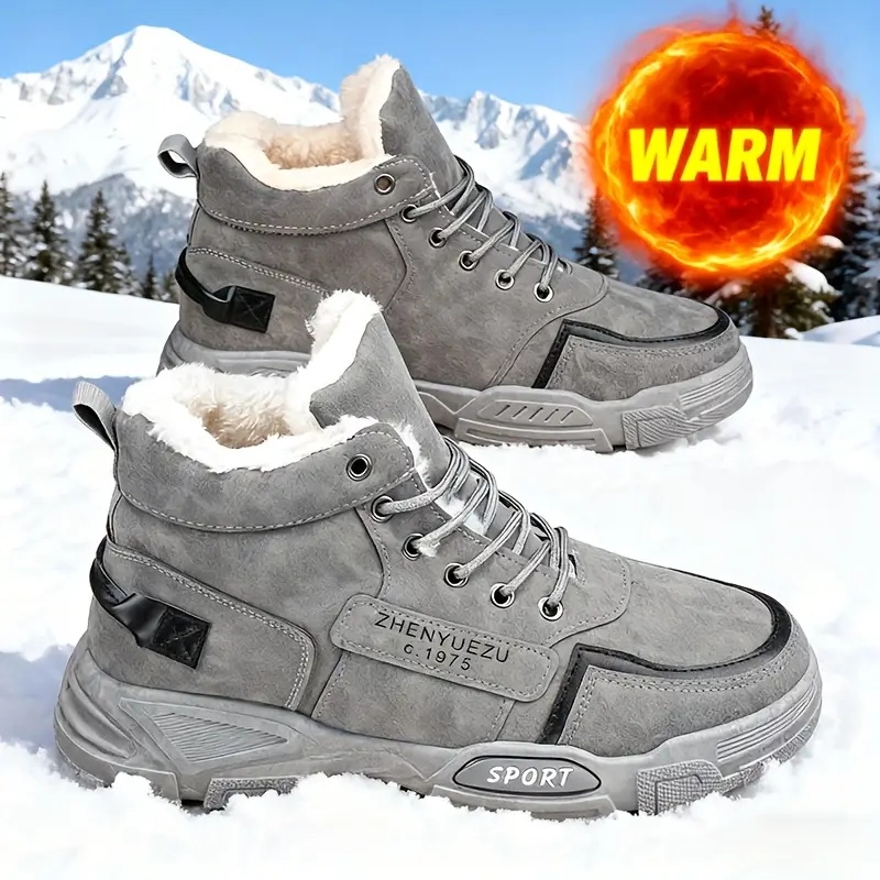 Waterproof Winter Boot - Men's Autumn and Winter High-Top Large-Size