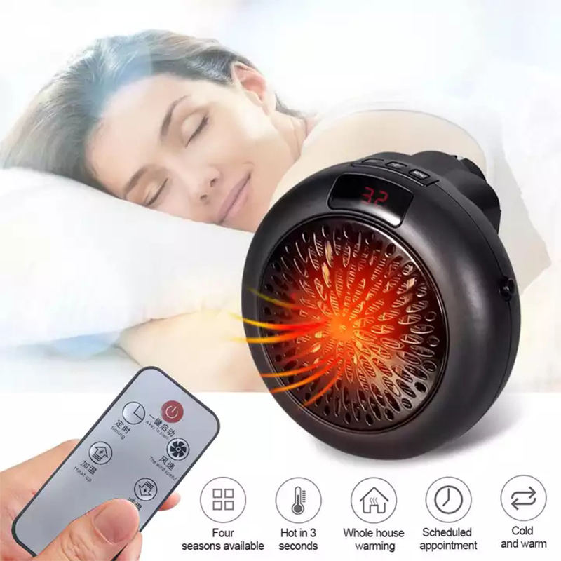 Hand Warmer Electric - 900W Mini Plug-in Electric Space Room