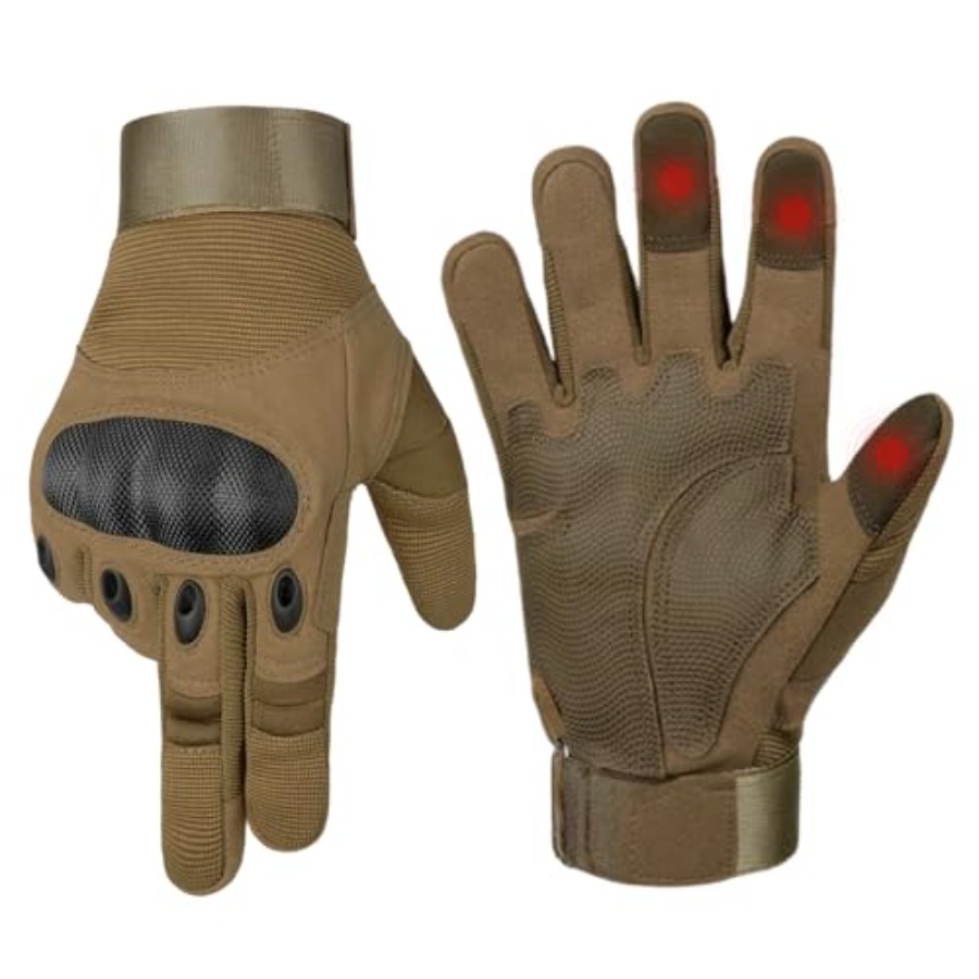 Touch Screen Gloves - Utility Gloves for Men, Motorcycle Glove