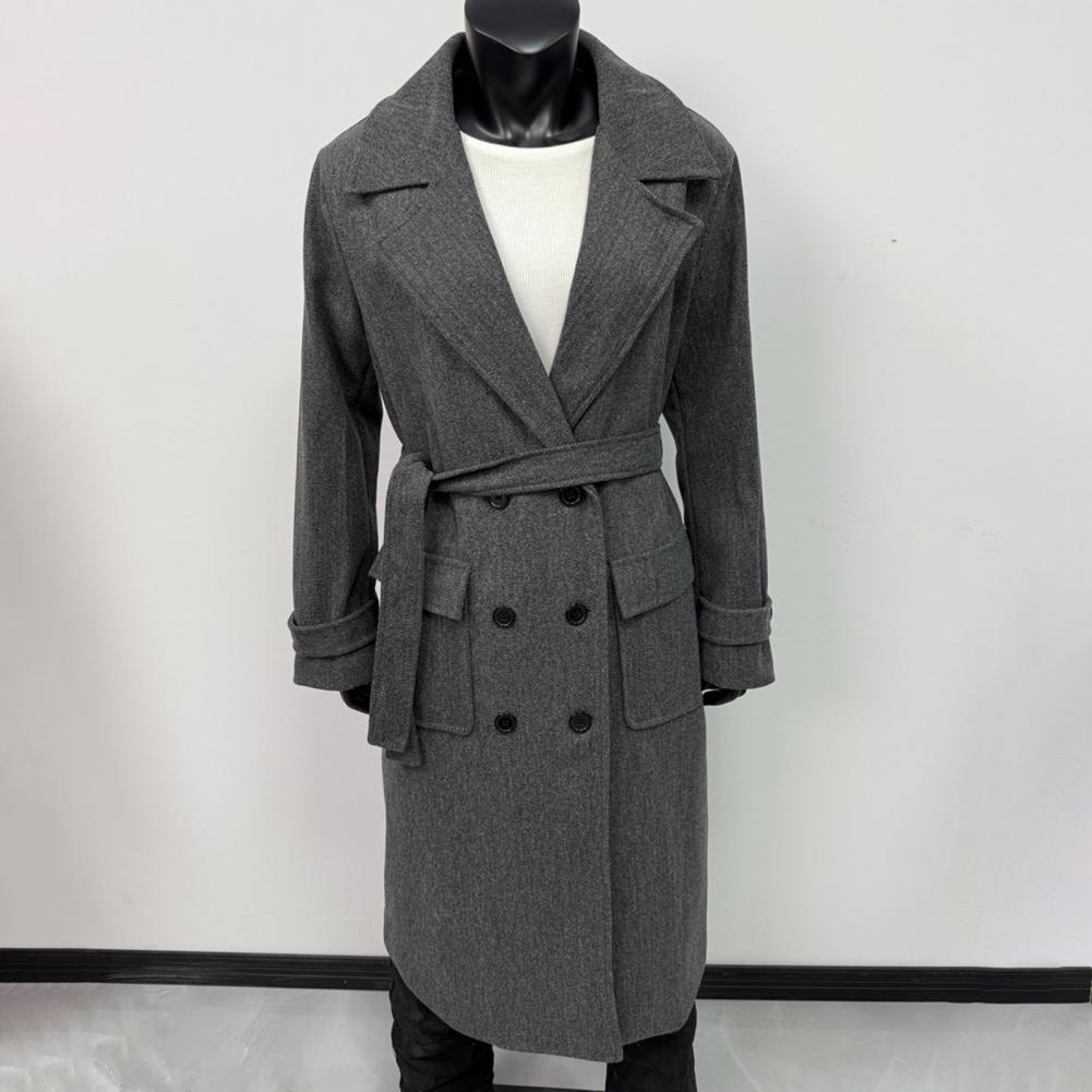 Wool Coat Peacoat - Long Sleeve Coat Women Coat Women's