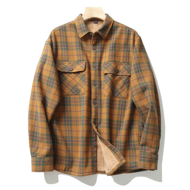Flannel Shirt Lined - Men's Plaid Flannel Shirts Jacket Fall