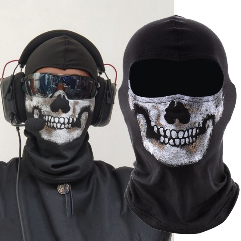 Balaclava Ski Mask - Game COD Ghost Skull Cosplay Scary