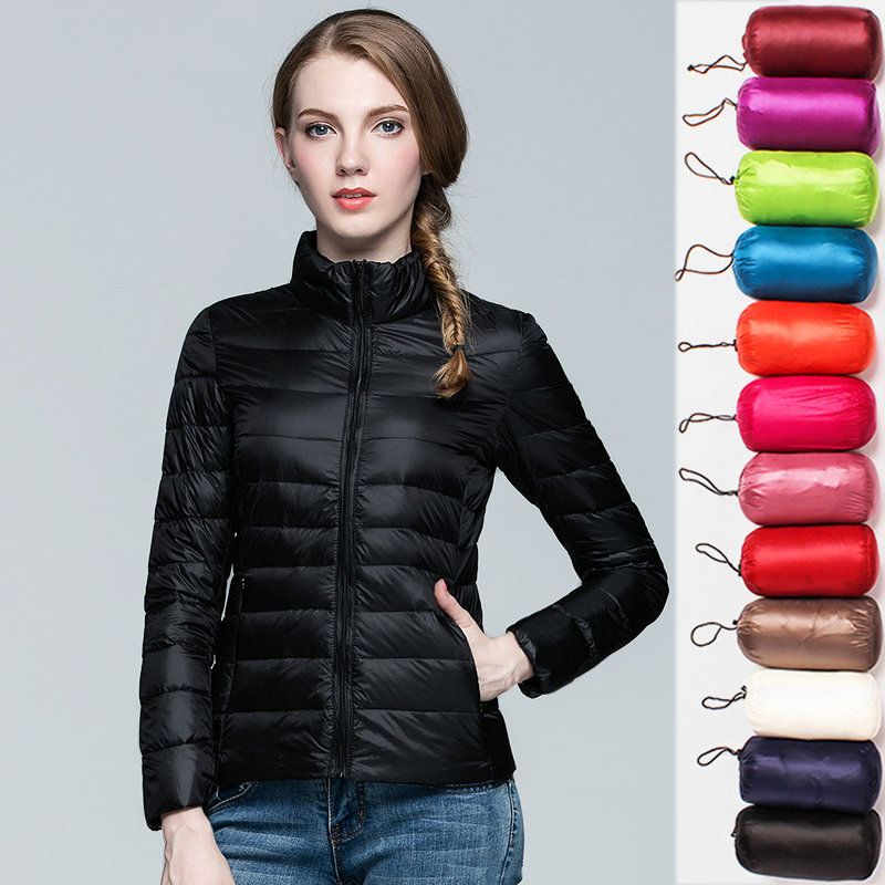 Down Jacket Packable - Women Short Puffer Jacket 2025 New