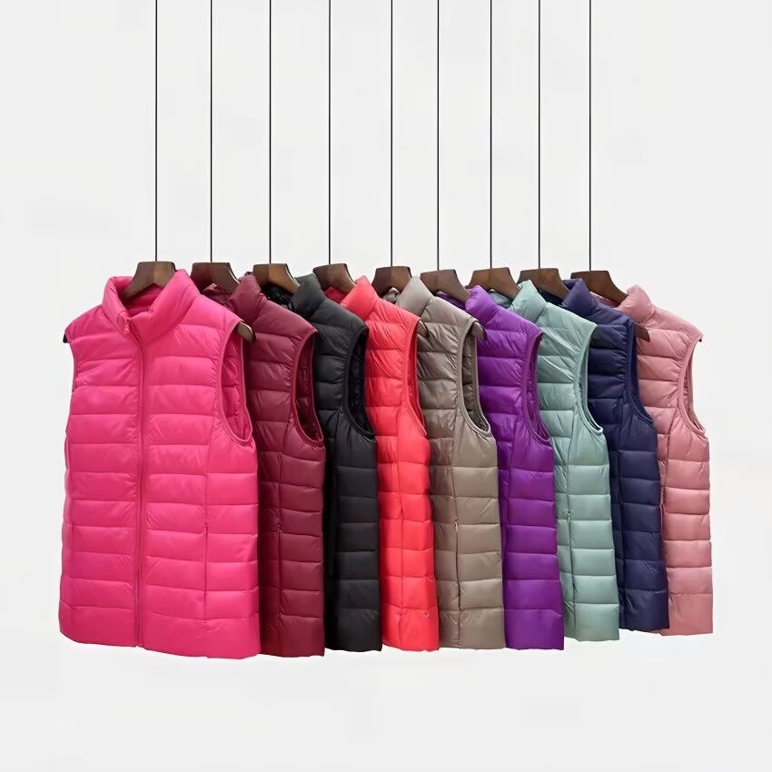 Down Jacket Packable - Women Sleeveless Vest Jackets Winter Fashion