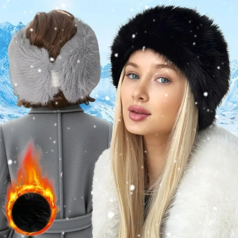 Wide Band Fur Headband Winter  - Fleece Ear Warmer Band 评论和价格