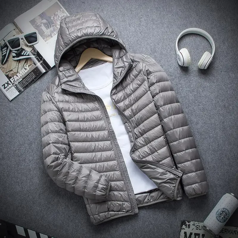 Plus Size 7XL 11XL Men Puffer  - Down Jacket Packable 评论和价格