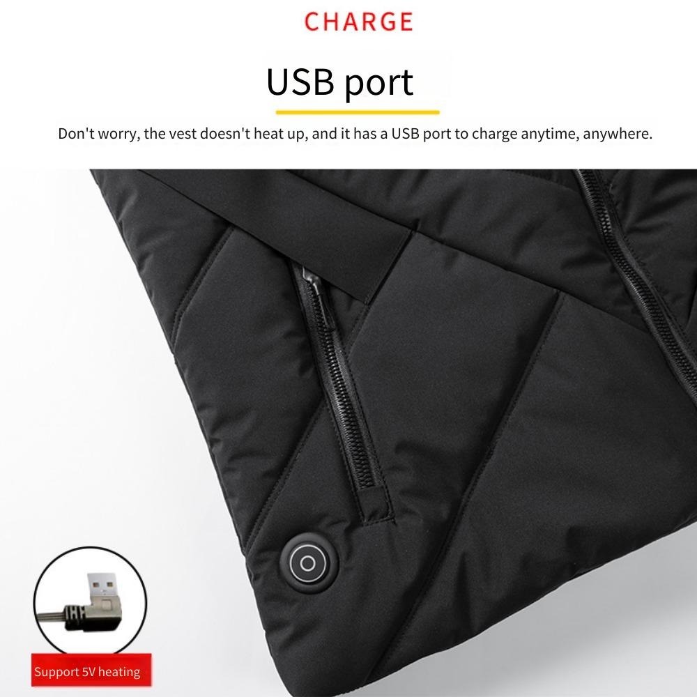 2025 NewUSB Electric Heated Ve - Heated Vest Battery 评论和价格