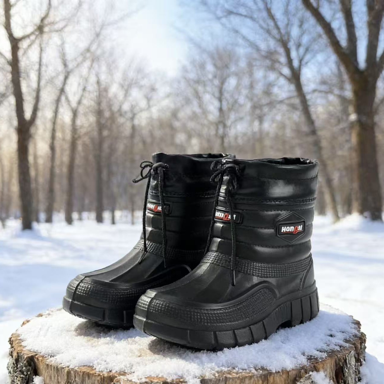 Snow boots men's new velvet wa - Waterproof Winter Boot 评论和价格