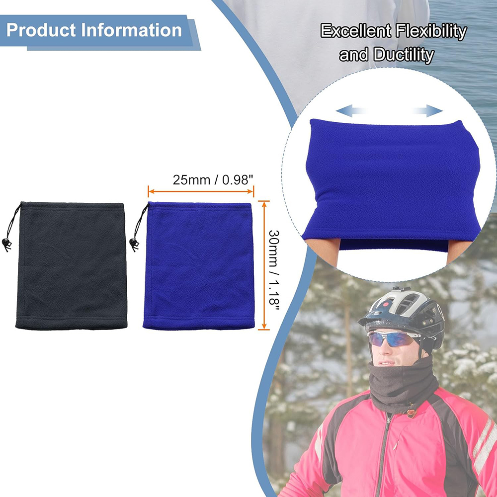 Winter Neck Gaiter Warmer Wind - Winter Headband Fleece 评论和价格