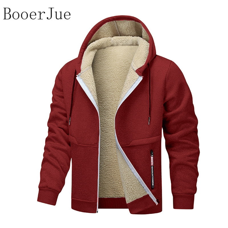 Thick Sherpa Lined Hooded Zipp - Sherpa Hoodie Fleece 评论和价格