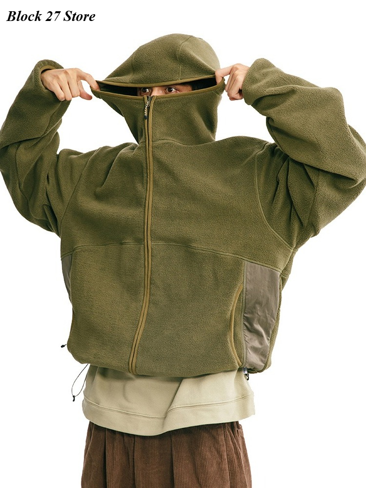 Mens Hoodie Autumn Winter Cott - Sherpa Hoodie Fleece 评论和价格