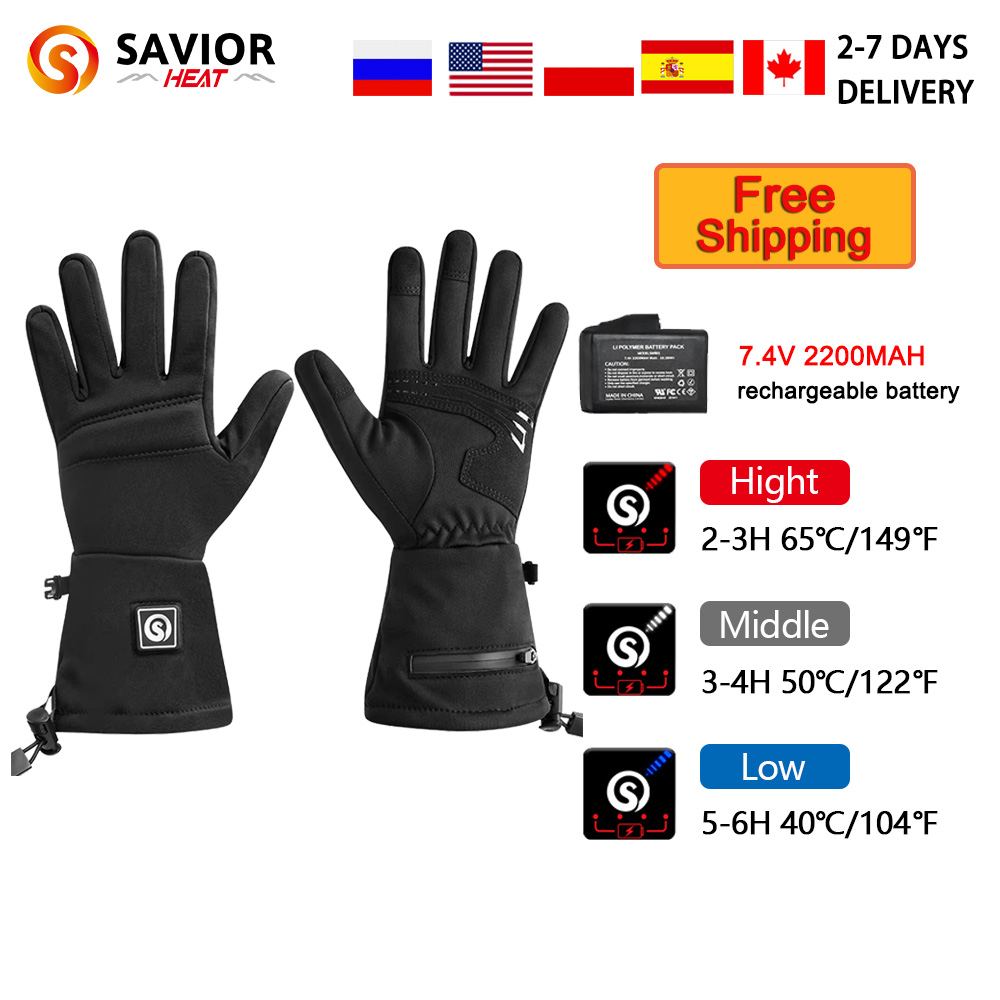 Snow Deer S18 Winter Heated Gl - Touch Screen Gloves 评论和价格