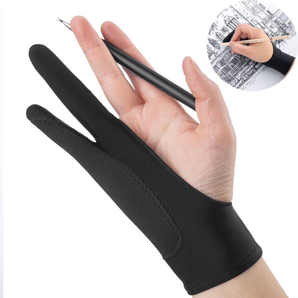 1PC Two-Finger Hand Painting G - Touch Screen Gloves 评论和价格