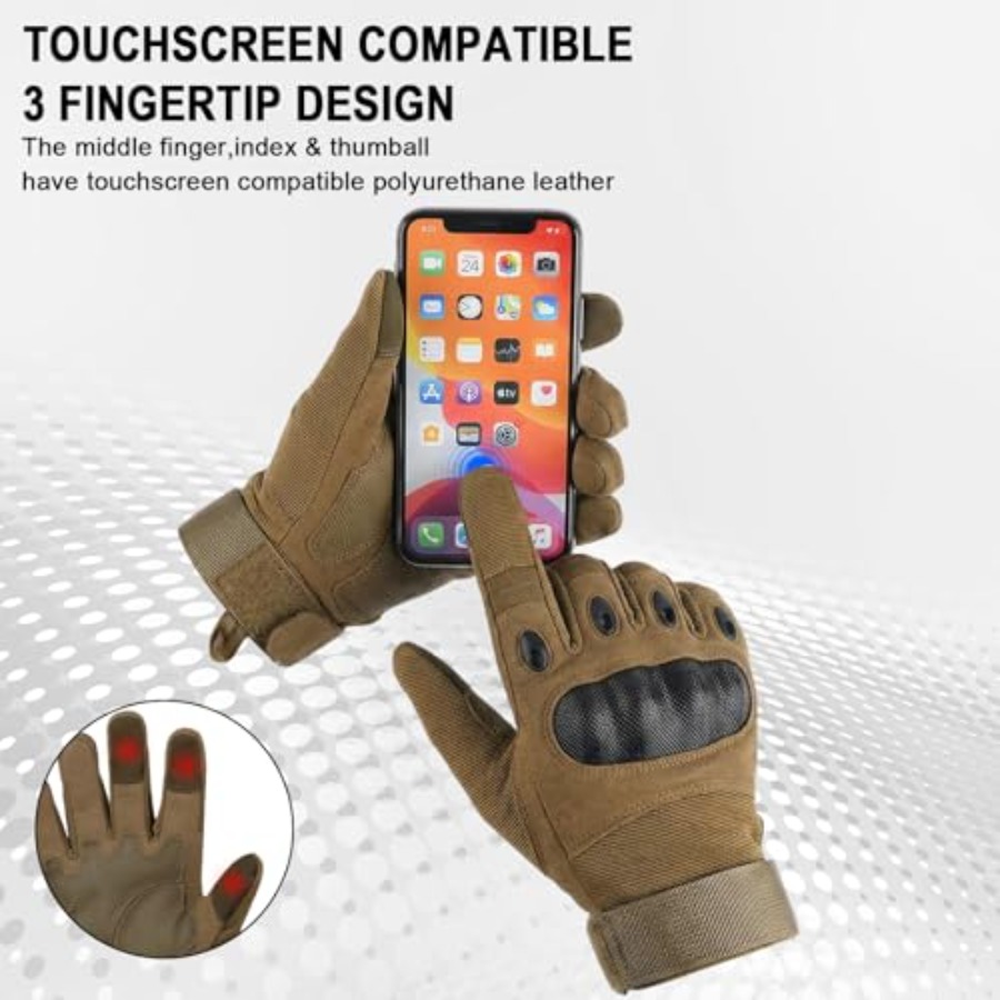 Utility Gloves for Men, Motorc - Touch Screen Gloves 评论和价格