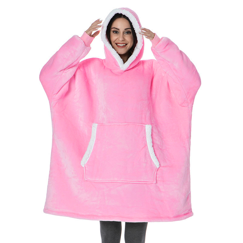 Wearable Adult Super Soft Flan - Sherpa Hoodie Fleece 评论和价格