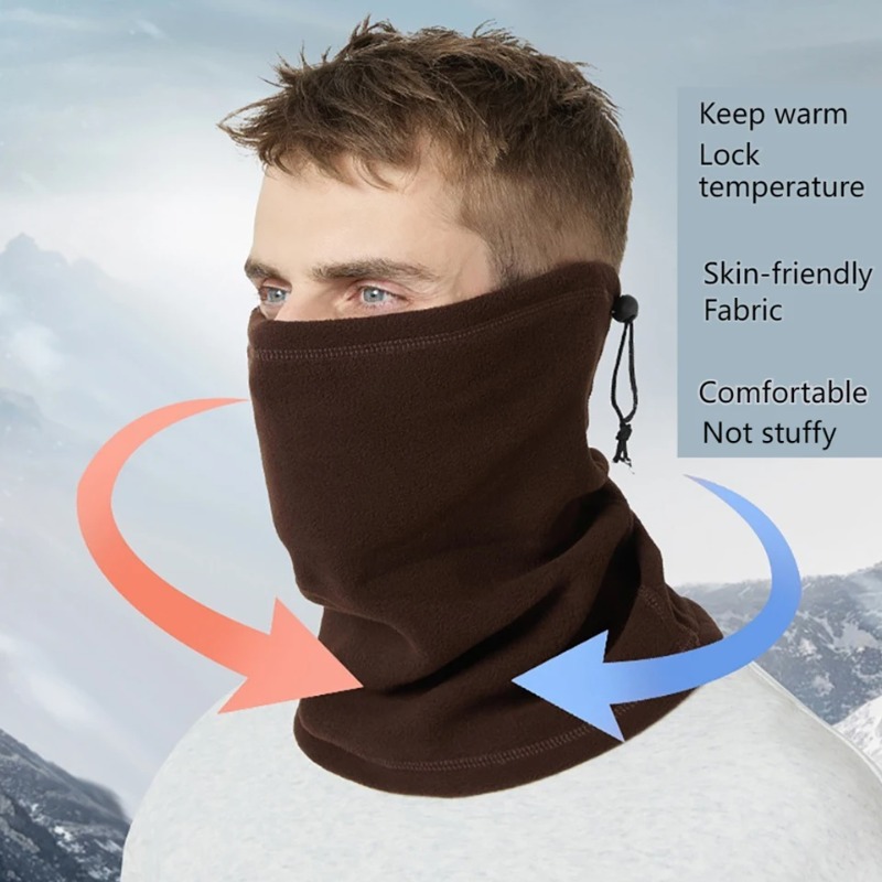 Winter Neck Warmer Gaiter Scar - Neck Gaiter Fleece 评论和价格