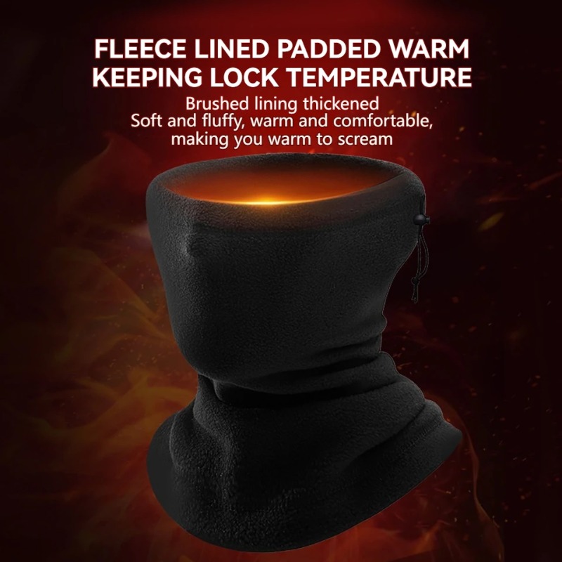 Winter Neck Warmer Gaiter Scar - Neck Gaiter Fleece 评论和价格