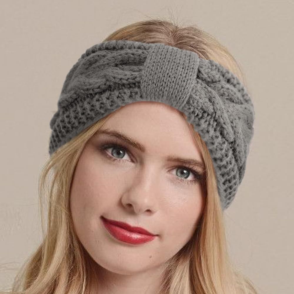 Winter Knitted Women Headbands - Winter Headband Fleece 评论和价格