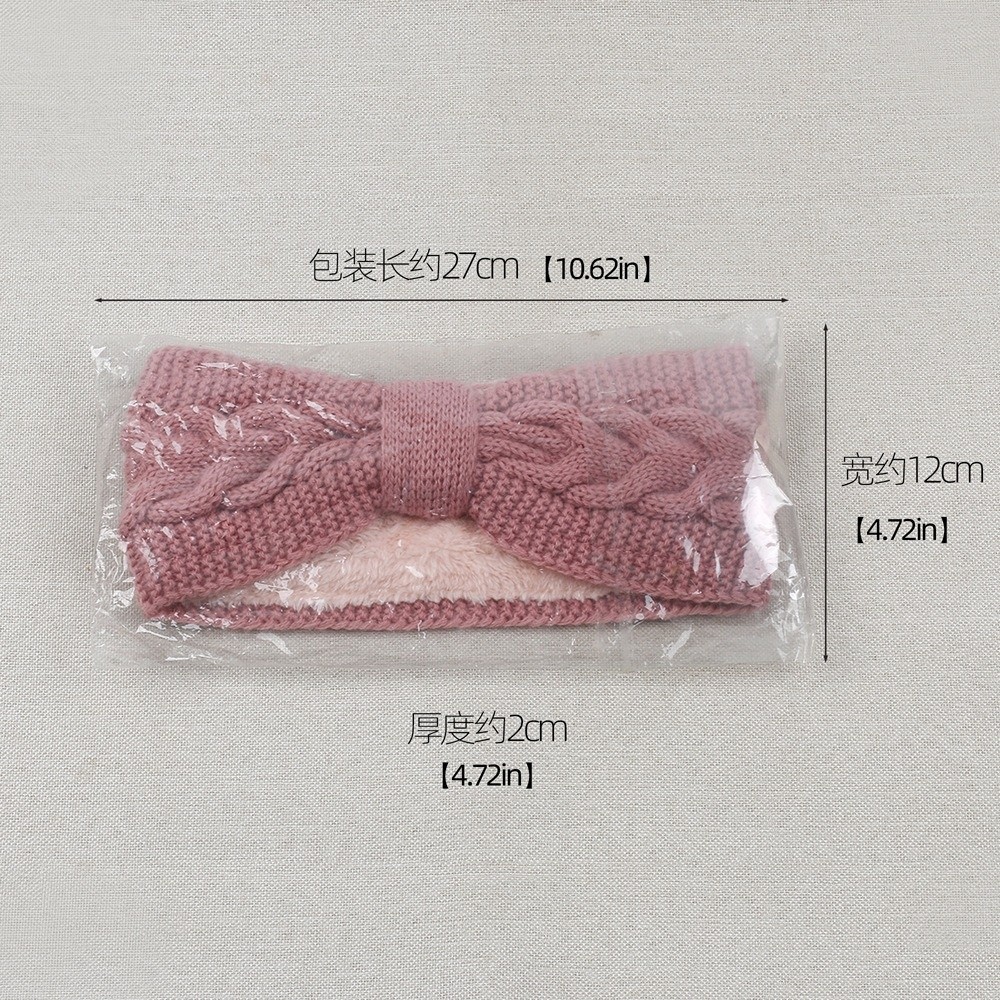 Winter Knitted Women Headbands - Fleece Ear Warmer Band 评论和价格