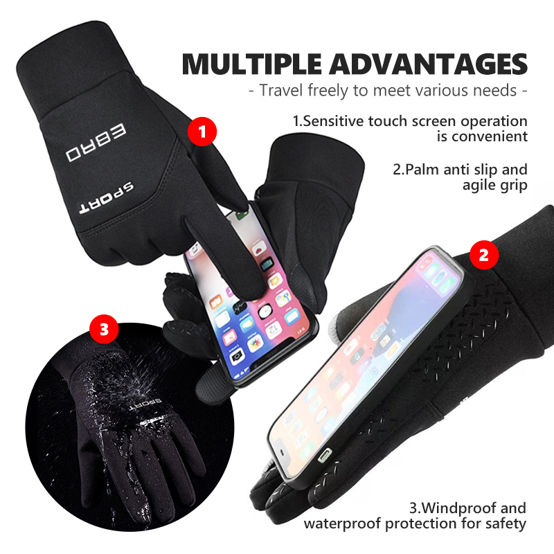 Waterproof Winter Warm Gloves  - Touch Screen Gloves 评论和价格