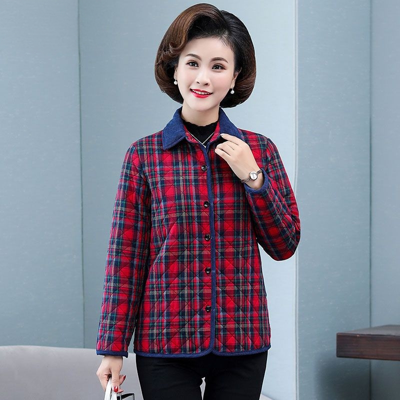 Autumn Winter Plaid Cotton Shi - Flannel Shirt Lined 评论和价格