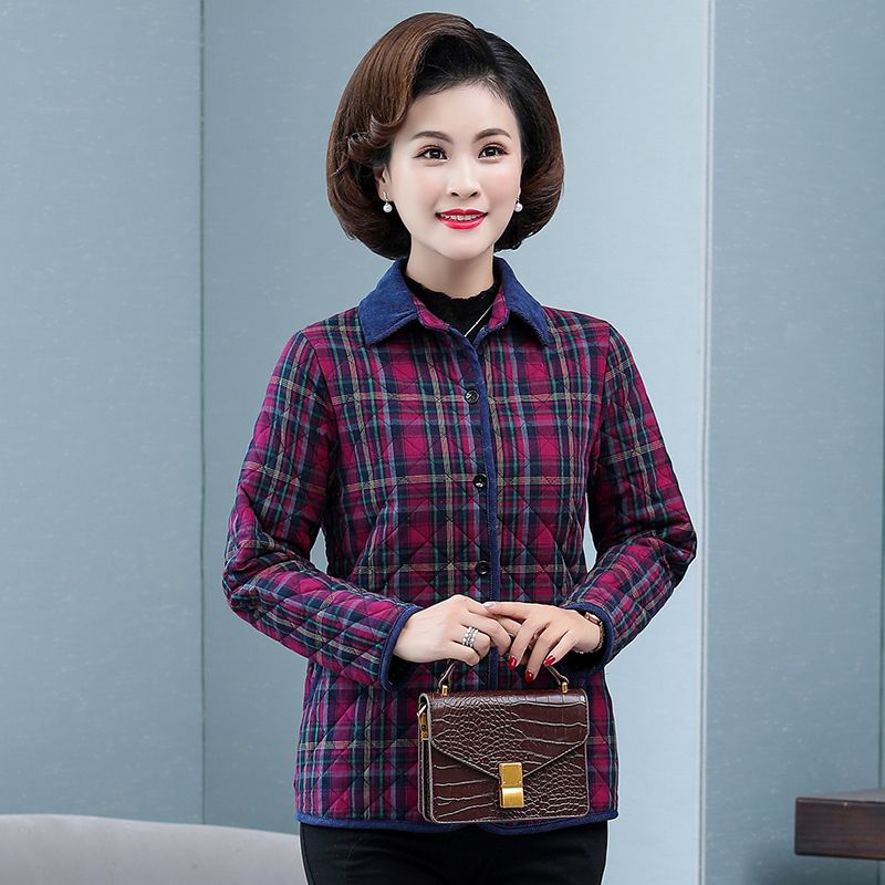 Autumn Winter Plaid Cotton Shi - Flannel Shirt Lined 评论和价格