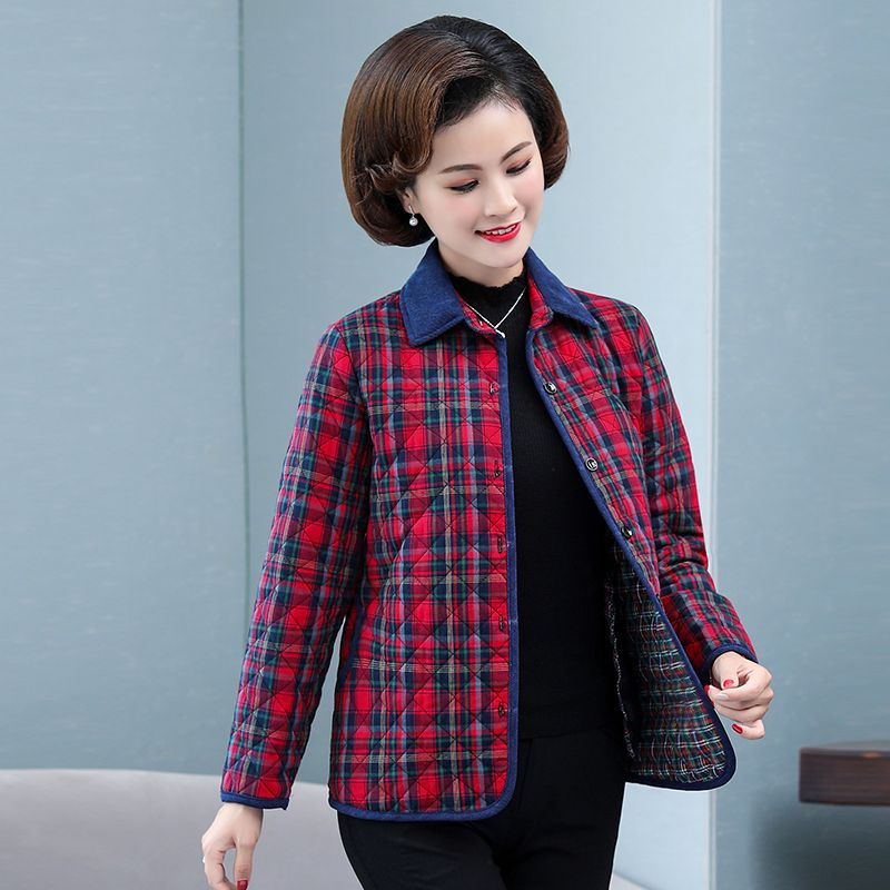 Autumn Winter Plaid Cotton Shi - Flannel Shirt Lined 评论和价格