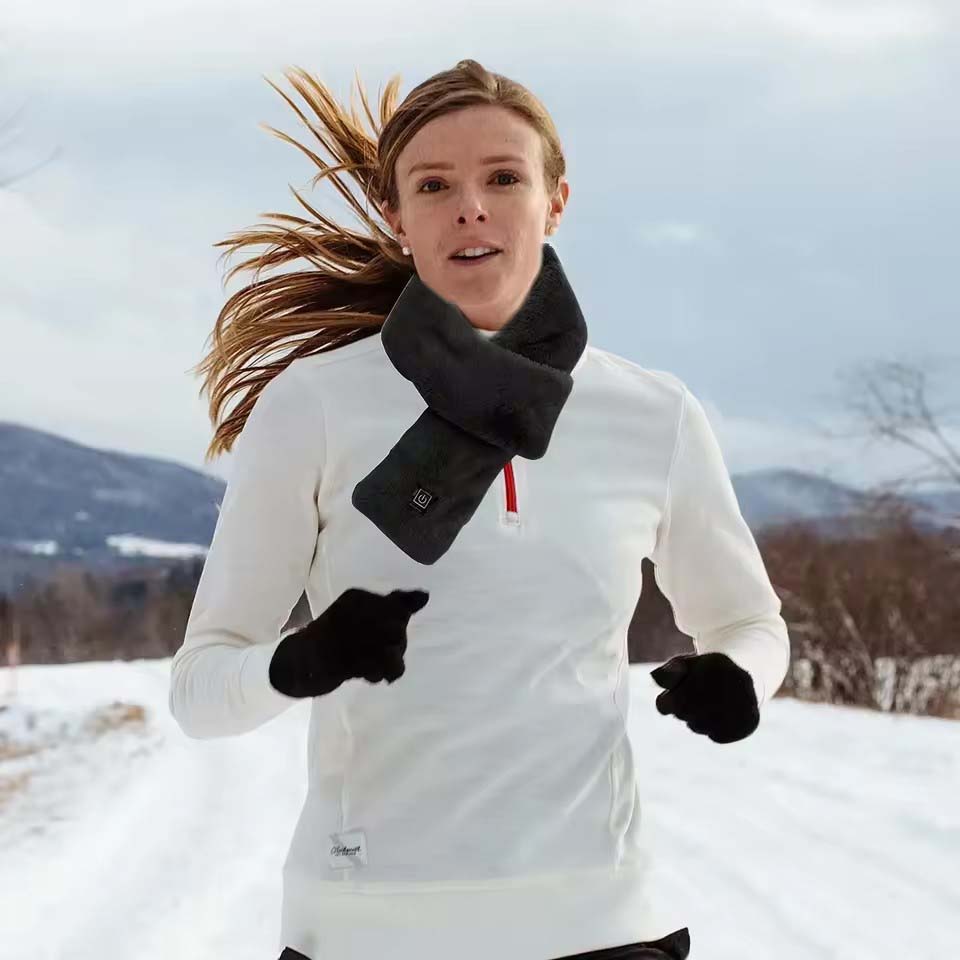 USB Women Men Heating Scarf Te - Neck Gaiter Fleece 评论和价格