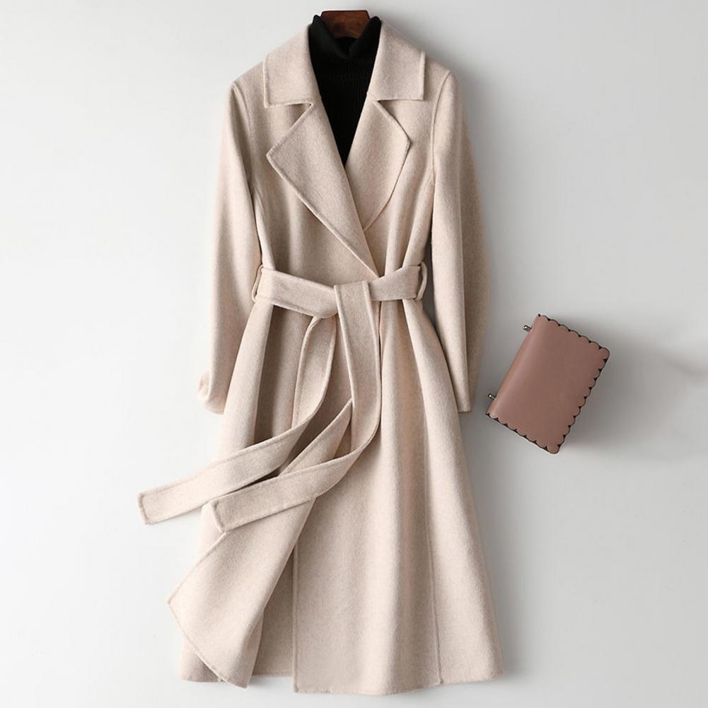 Women Wool Coat Womens Long Wo - Wool Coat Peacoat 评论和价格