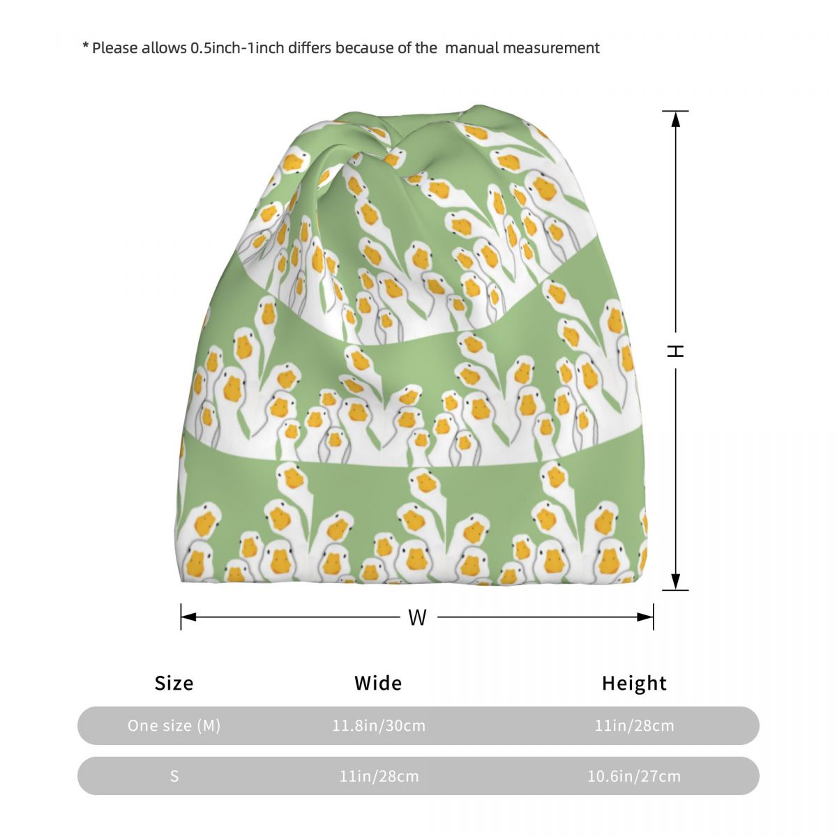 Cartoon Popular Goose Animal B - Knit Beanie Hat Warm 评论和价格