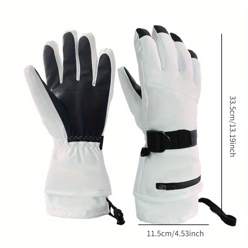 Thermal Waterproof Ski Gloves  - Snow Glove Insulated 评论和价格