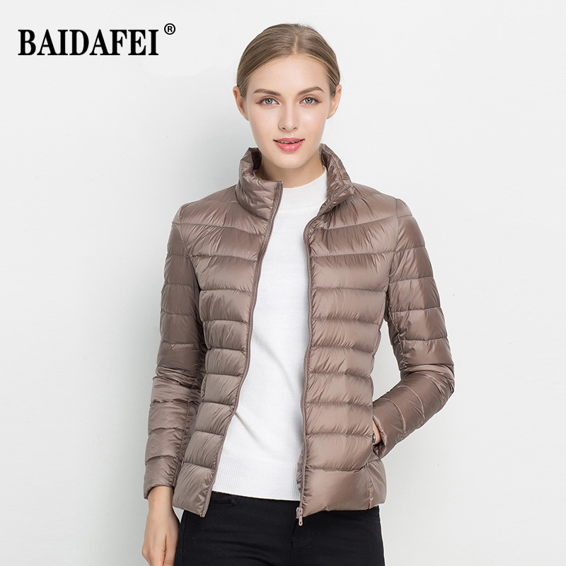 Women Short Puffer Jacket 2025 - Down Jacket Packable 评论和价格