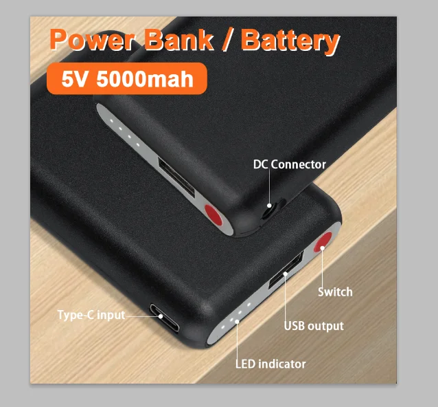 Power Bank  5V 5000mAh Heated  - Heated Vest Battery 评论和价格
