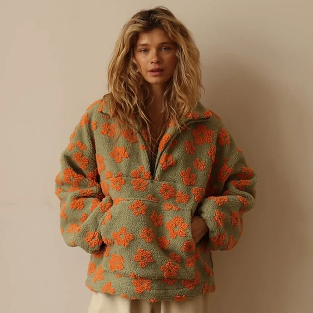 Autumn Winter Women's Sherpa F - Sherpa Hoodie Fleece 评论和价格