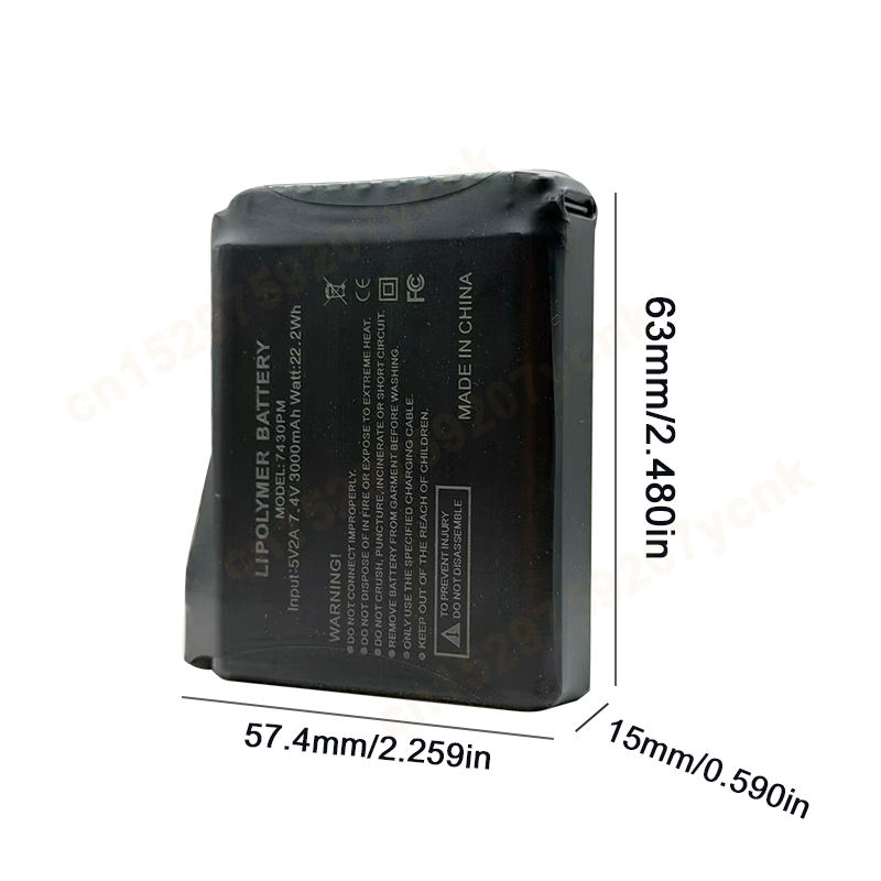 7.4V 3000mah Heated Gloves Bat - Heated Vest Battery 评论和价格