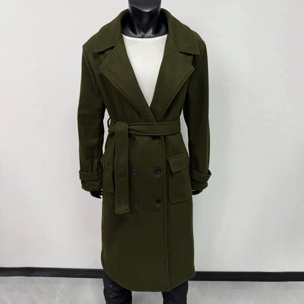 Women Coat Women's Double Brea - Wool Coat Peacoat 评论和价格
