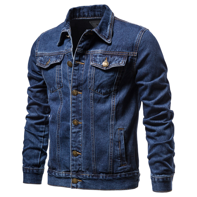 2025 Autumn Men Solid Denim Ja - Down Jacket Packable 评论和价格