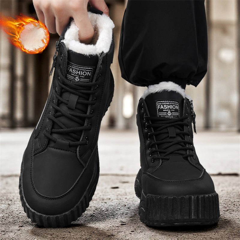 Men's Winter Snow Boots Therma - Waterproof Winter Boot 评论和价格