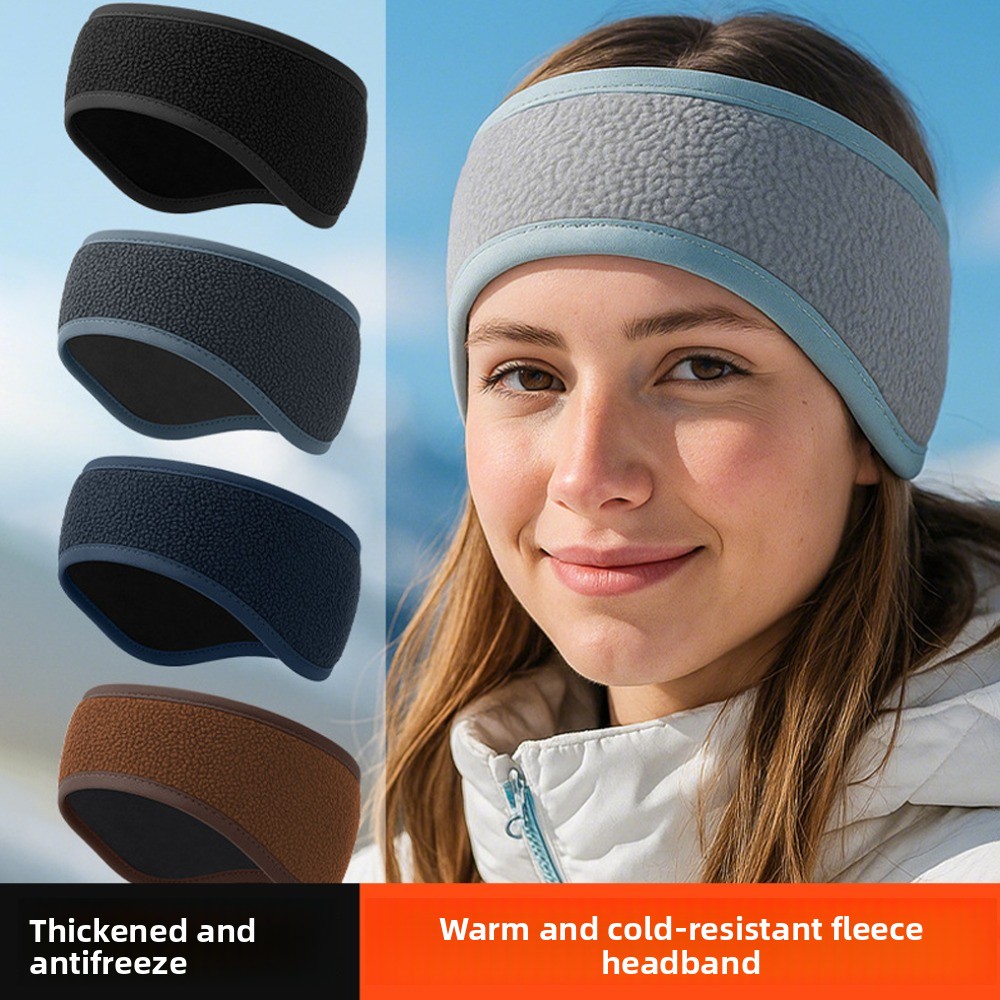 Warm Fleece Sports Headbands S - Winter Headband Fleece 评论和价格