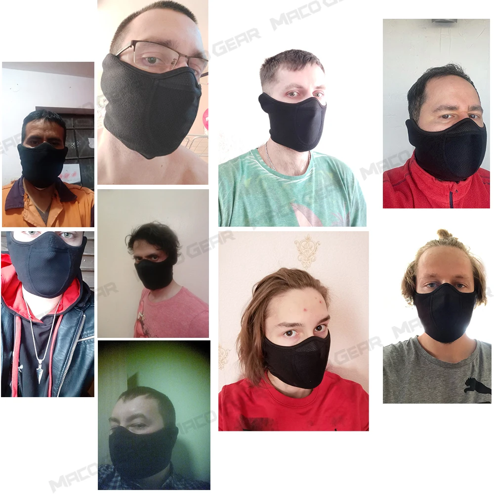 Winter Neck Warmer Ear Cover F - Fleece Ear Warmer Band 评论和价格
