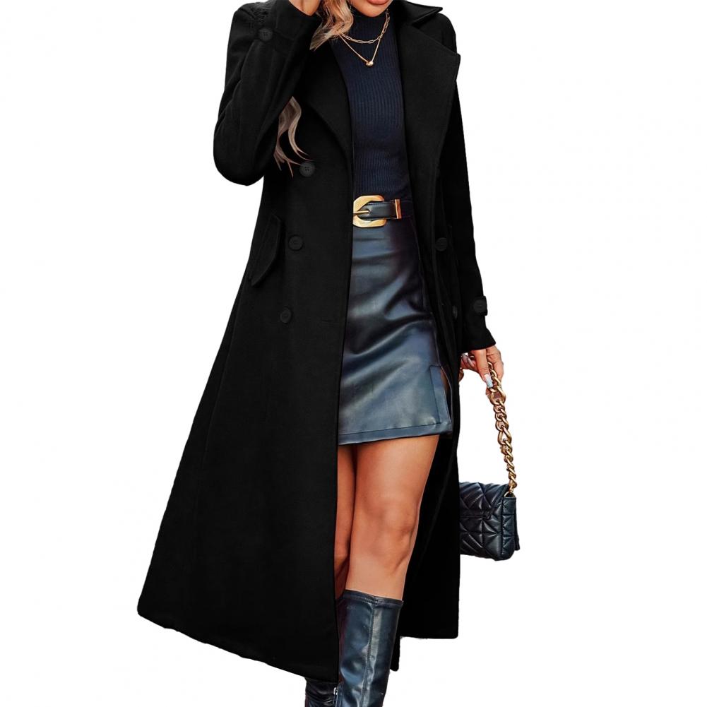 Autumn Coat Women's Long Wool  - Wool Coat Peacoat 评论和价格