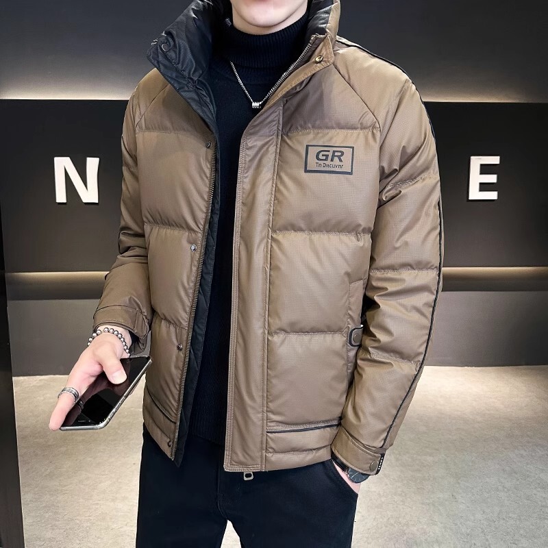 Fall Winter Men's White Duck D - Down Jacket Packable 评论和价格