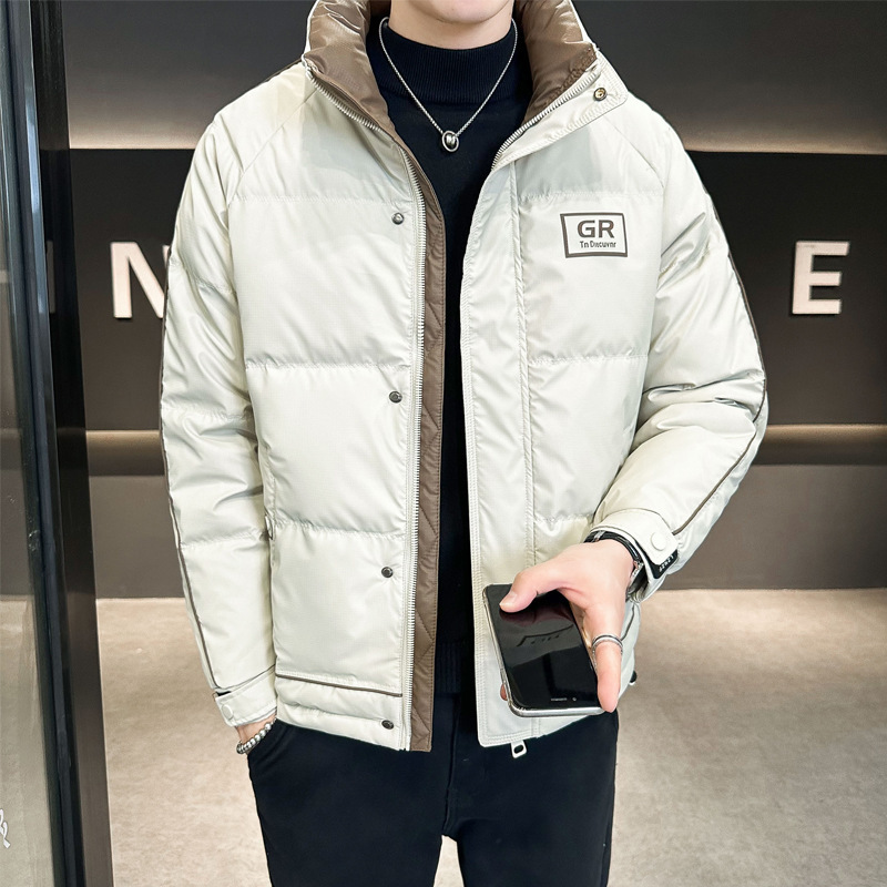 Fall Winter Men's White Duck D - Down Jacket Packable 评论和价格