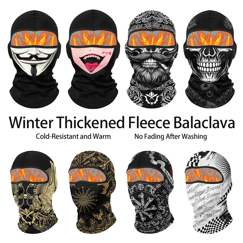 Winter Warm Plus Velvet Balacl - Balaclava Ski Mask 评论和价格
