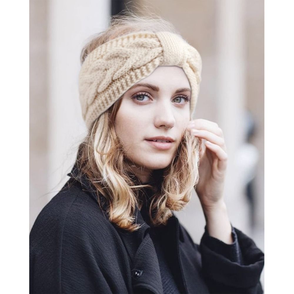 Winter Knitted Women Headbands - Winter Headband Fleece 评论和价格
